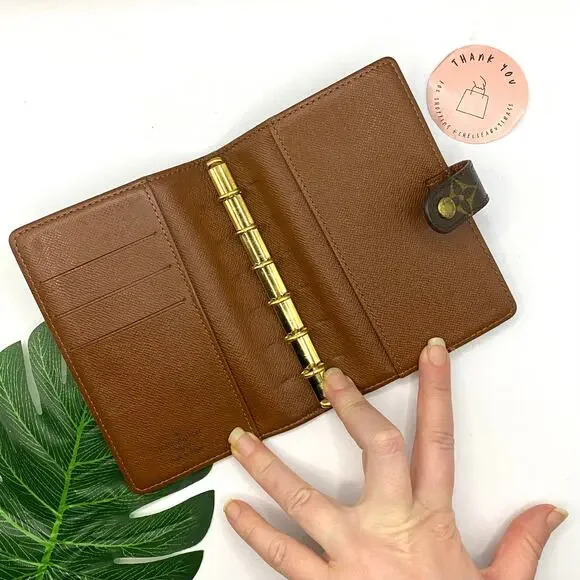 Louis Vuitton PM Agenda monogram planner Small wallet SLG Passport Holder - Picture 8 of 11